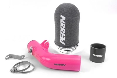 Perrin Performance Cold Fits Air Intake For 08-14 WRX / 08-15 STI - Hyper Pink - Image 1 of 4