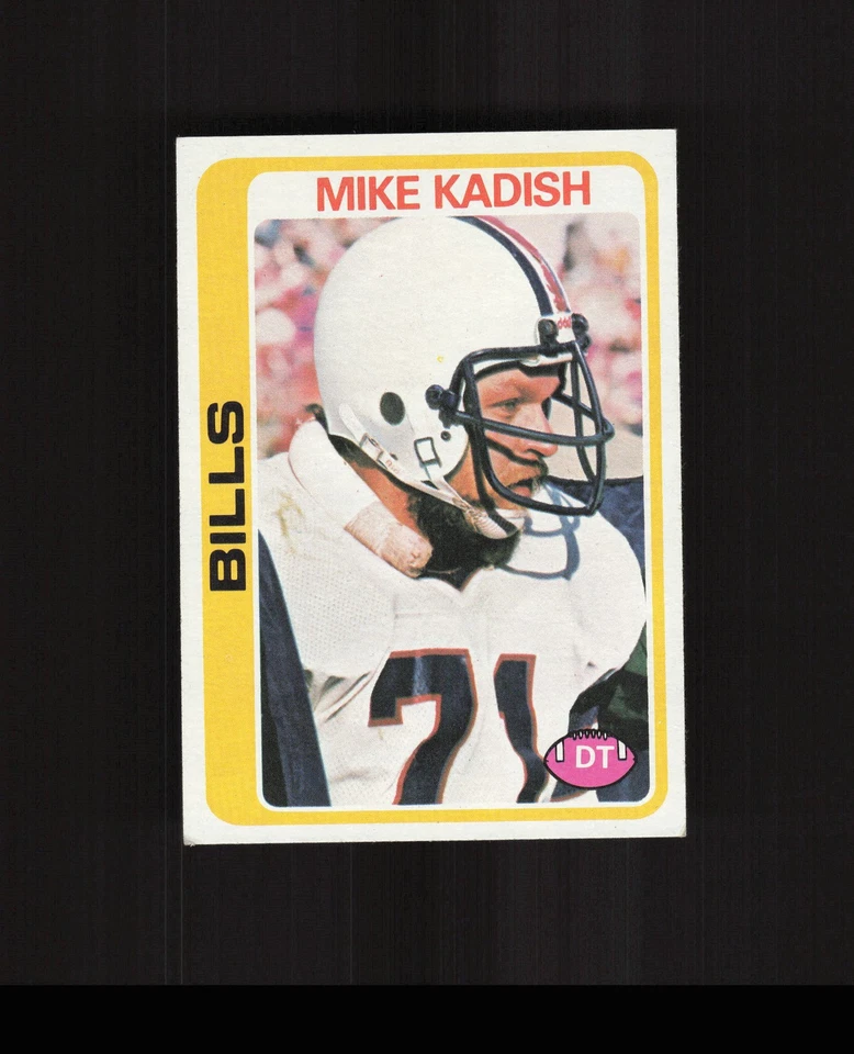 1978 Topps #148 Mike Kadish Football Card Buffalo Bills - Image 1 of 2