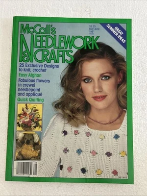 Vtg McCall's Needlework & Crafts May/June 1981 Great Summer Ideas Knit/Crochet - Image 1 of 4