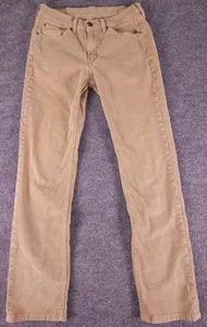 Levis Corduroy Pants Men 30x32 Brown Tan 514 Straight Fit Stretch 5 Pocket Cords - Picture 1 of 12