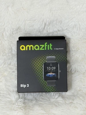 Amazfit Bip 3 A2172 Black 1.69" Large Color Display Bluetooth Smartwatch - Image 1 of 4
