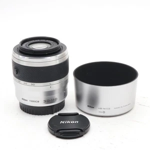 [Near Mint/W:Hood] Nikon 1 NIKKOR 30-110mm f/3.8-5.6 VR Silver Lens from Japan - Picture 1 of 8