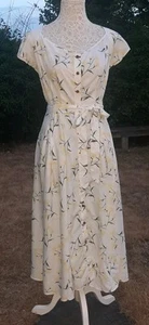 BNWT COLLECTIF VINTAGE Hazel Daisy Dreamer Lemon Floral Swing Tea Dress size 14 - Picture 1 of 21
