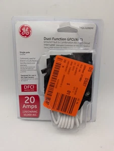 GE THQL1120DFP DFCI 20A Dual Function GFCI/AFCI (Open Box) - Picture 1 of 6
