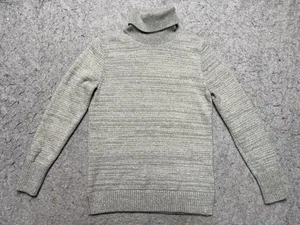 J.Crew Mercantile Sweater Mens Medium Gray Turtleneck Knit Heather Pullover - Picture 1 of 12
