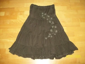 Clockhouse Muster Maxi Stufen Volant Rock Gr. ca. 34 / 36 / S / XS / 26 boho - Bild 1 von 8