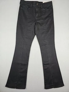 American Eagle Womens 30x29 Next Level Stretch High Rise Skinny Kick Black Jeans - Picture 1 of 8