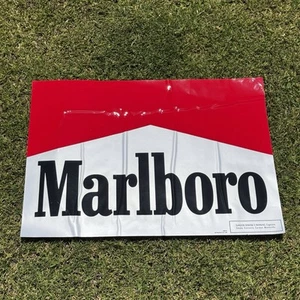 Vintage Marlboro Window Door Advertisement 90’s Decal Sticker Sign 22”x16” NOS - Picture 1 of 8