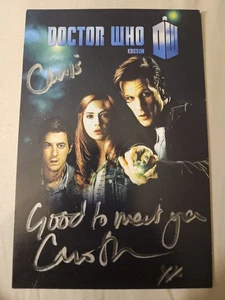 Dr. Who Caroline Skinner Hand Signed 4x6 postcard. SDCC BBC - Picture 1 of 3
