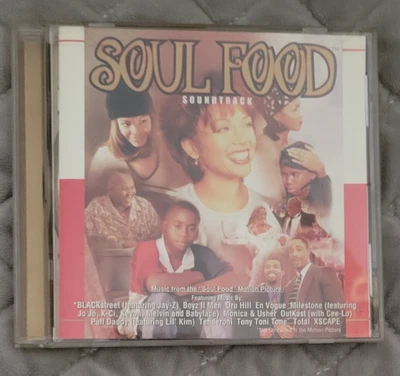 1997 SOUL FOOD саундтрек Boyz II мужчин OutKast Usher En Vogue R & B фанк рэп поп компакт-диск - Изображение 1 из 4