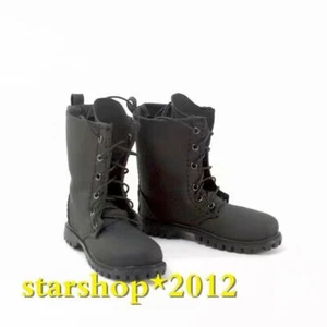 1/6 Male High Boots Shoes Winter Boots Black fit 12'' Soldier Action Figures Toy - Picture 1 of 3