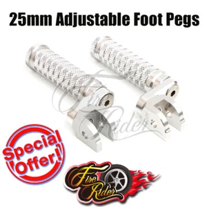 SI CNC Footpegs 25mm Extend Rider Kit For Hypermotard 1100 /S/EVO/SP 08-14 12 13 - Picture 1 of 4