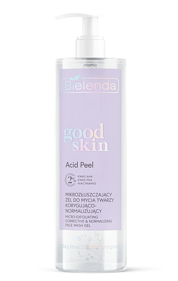 Bielenda Good Skin Micro-Exfoliating Correcting Normalising Face Wash Gel 190g