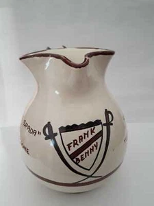 Brocca del buon ricordo in ceramica Ristorante Villa Spada Roma Frank Benny - Picture 1 of 1