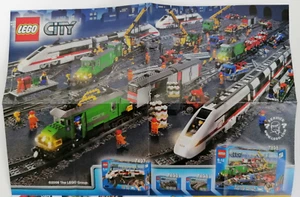 Publicité Pub Vintage LEGO 4498364 City Train Rail - Imagen 1 de 3