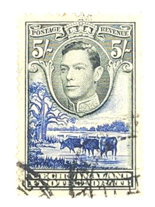 BECHUANALAND PROTECTORATE SC#135 GEORGE VI Used NH Postage Stamp - Picture 1 of 3