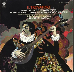 3LP Box Angel EAC-77242 Toshiba Japan VERDI Trovatore KARAJAN PRICE OBRAZTSOVA - Picture 1 of 3