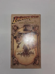 Indiana Jones And The Last Crusade Featuring Harrison Ford VHS EUC Tested - Picture 1 of 3