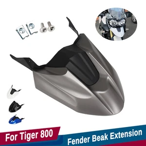 Front Beak Extension Fender Nose Extend Cover For Triumph Tiger 800 XRT XRX XC - Picture 1 of 16