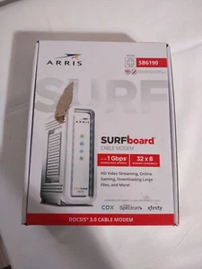 ARRIS SURFboard SB6190 DOCSIS 3.0 Cable Modem, Approved Cox, Spectrum, Xfinity - Picture 1 of 3