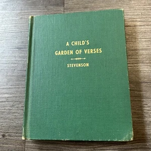 A CHILD'S GARDEN OF VERSES Robert Louis Stevenson ILLUS Florence Storer HB 1920 - Picture 1 of 9