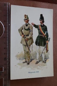 tolle alte Künstlerkarte - Reichswehr 1848  - offizielle Reichswehr-Postkarte  - Picture 1 of 2
