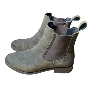 Thursday Boot Co Duke Chelsea Gamuza Marrón Oliva Botas Hombres Zapatos Talla 8.5 - Imagen 1 de 7