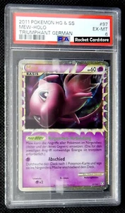 Pokemon Mew Prime Holo Deutsch 97/102 HGSS Triumphant PSA 6 EX-MT - Bild 1 von 2