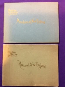 Two Books SC Boston & Maine RR Mountains & Rivers Of New England #128L - Foto 1 di 12