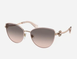 BVLGARI Sunglasses Women's BV6114 2018 8G Metal Frame Cat-Eye Shape 55-17-140 - Picture 1 of 4