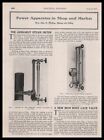 1912 Steam Appliance Co. Chicago Gebhardt Steam Meter Photos & Article Print Ad photo