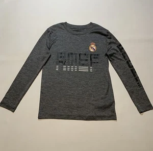 Real Madrid Herren Langarm T-Shirt Grau Medium - Bild 1 von 9
