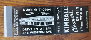 MADE IN THE WEST FOR THE WEST: KIMBALL CLEANERS (LOS ANGELES, CALIFORNIA) -F15 - Picture 1 of 1