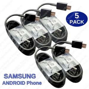 5Pack USB C Cable Fast Charging Type C Cord For Samsung Android Phone Charger - Picture 1 of 11