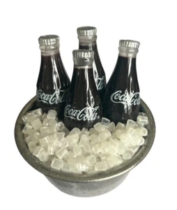 Vintage 1997 Coca Cola Mini Bottles On Ice Missing Magnet 2 Inches - Picture 1 of 5