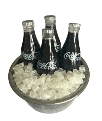 Vintage 1997 Coca Cola Mini Bottles On Ice Missing Magnet 2 Inches - Image 1 of 4