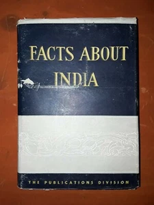 FACTS ABOUT INDIA RARE BOOK INDIA 1953 - Picture 1 of 5