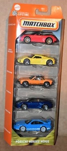 Matchbox MBX PORSCHE HEROES 5 Pack  NEW - Picture 1 of 9
