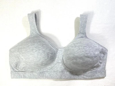 NWOT  Playtex Women's 40DD 18 Hour Ultimate Lift Cotton Wireless Bra US474C Grey - Image 1 of 4