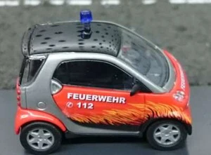 Busch H0 48938 Smart Fortwo vigili del fuoco nuovo e confezione originale - Foto 1 di 5