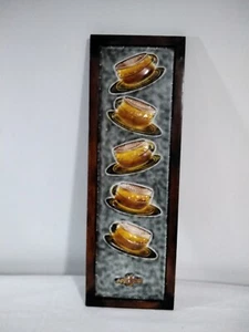 Coffee Metal Sign Size L 12" x 36" Bar Kitchen Dinner Porche 5 Cup Rectangular * - Picture 1 of 18