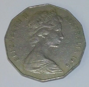 AUSTRALIAN 1976 50 Cent Piece - Picture 1 of 4