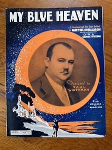 My Blue Heaven für Ukulele, Banjo, Uke & Klavier Noten - Vintage 1927 - Bild 1 von 4