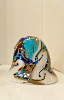 Hand-blown Glass Pendant / Sconce / Shade Lights "CURRENTS" No Hardware, Single - Image 1 of 4