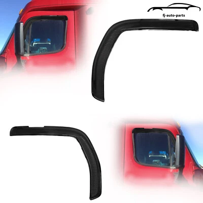 Protectores de lluvia para Kenworth T680 T880 2012-2018 viseras de ventana deflector de ventanas de automóvil Foto 1 de 4