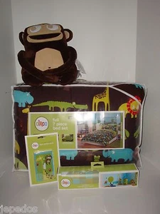 Circo Wild Safari FULL Comforter Shams Sheets Pillow Switch Cover Decals Target - Picture 1 of 11