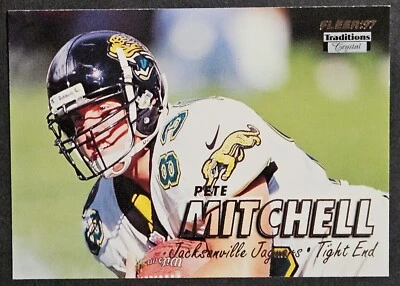 1997 Fleer Traditions Crystal #308 Pete Mitchell Jacksonville Jaguars - Image 1 of 2