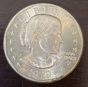 Moneta Susan B Anthony Liberty 1979 D UN DOLLARO U.S. Mint **non classificata* RARA DA TROVARE - Foto 1 di 3