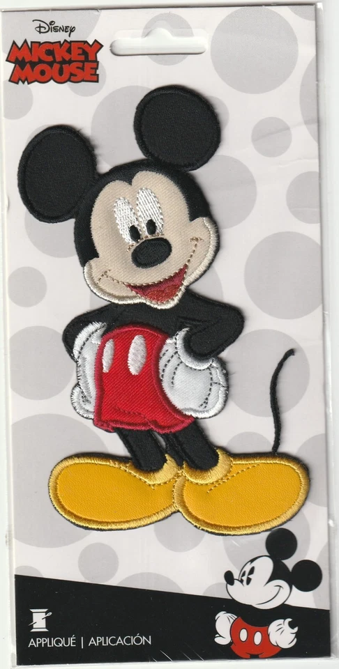 ¡NUEVO! Apliques de costura Disney Mickey Mouse 5,5 pulgadas de alto 76961 ¡Envío rápido GRATIS! Foto 1 de 1