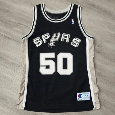 Authentic DAVID ROBINSON San Antonio Spurs Champion Jersey 44 Large Vintage - Image 1 of 4